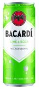 Bacardi - Lime & Soda (12oz can)